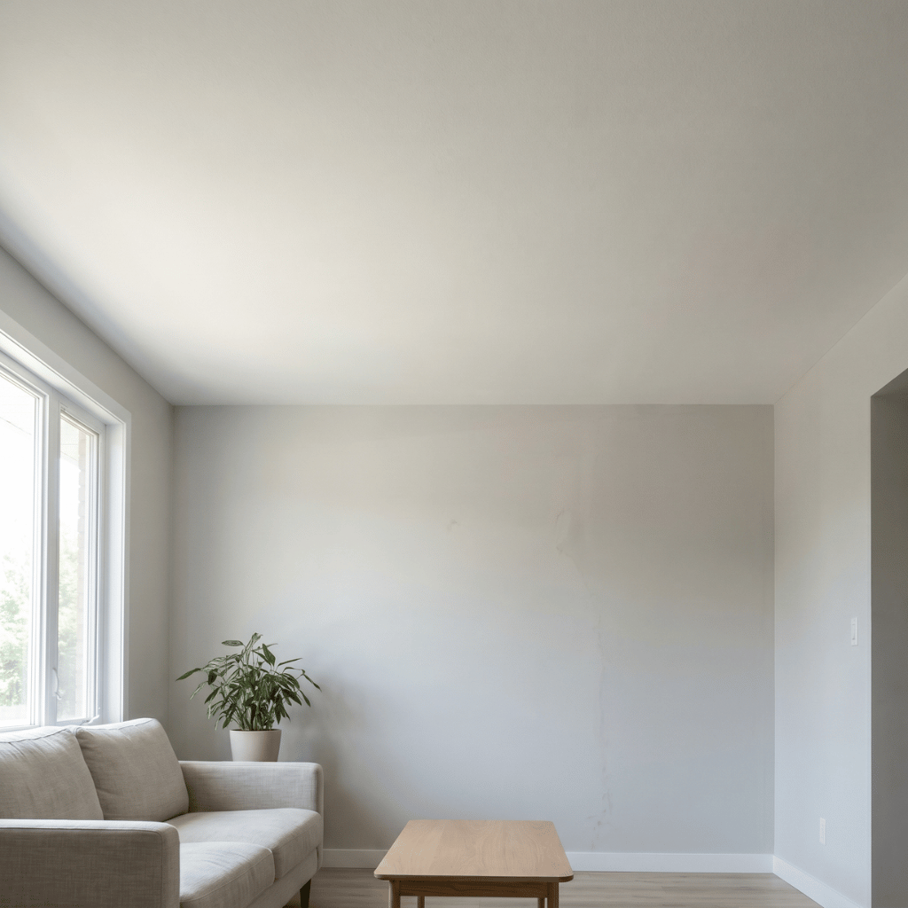 After smooth ceiling