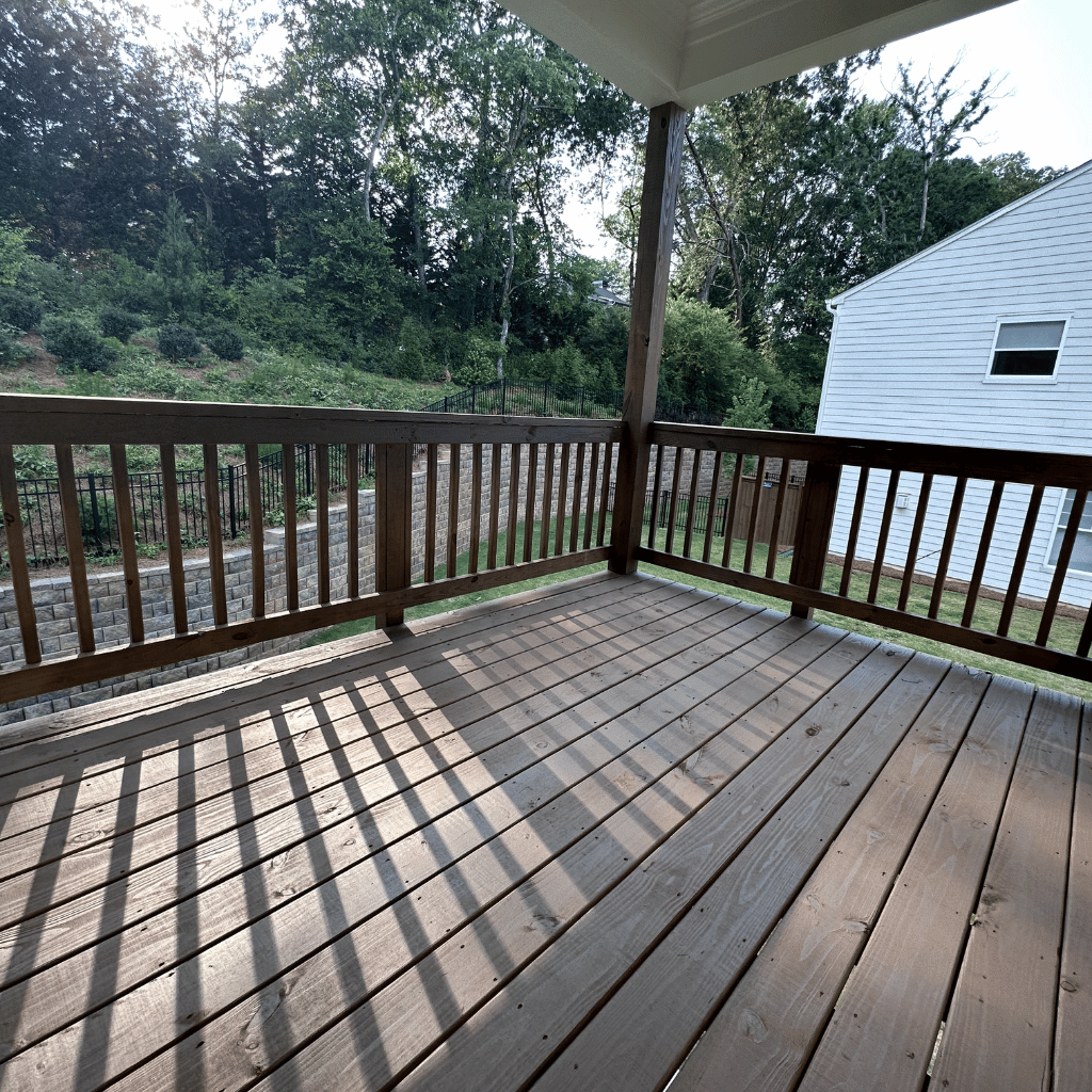 deck staining