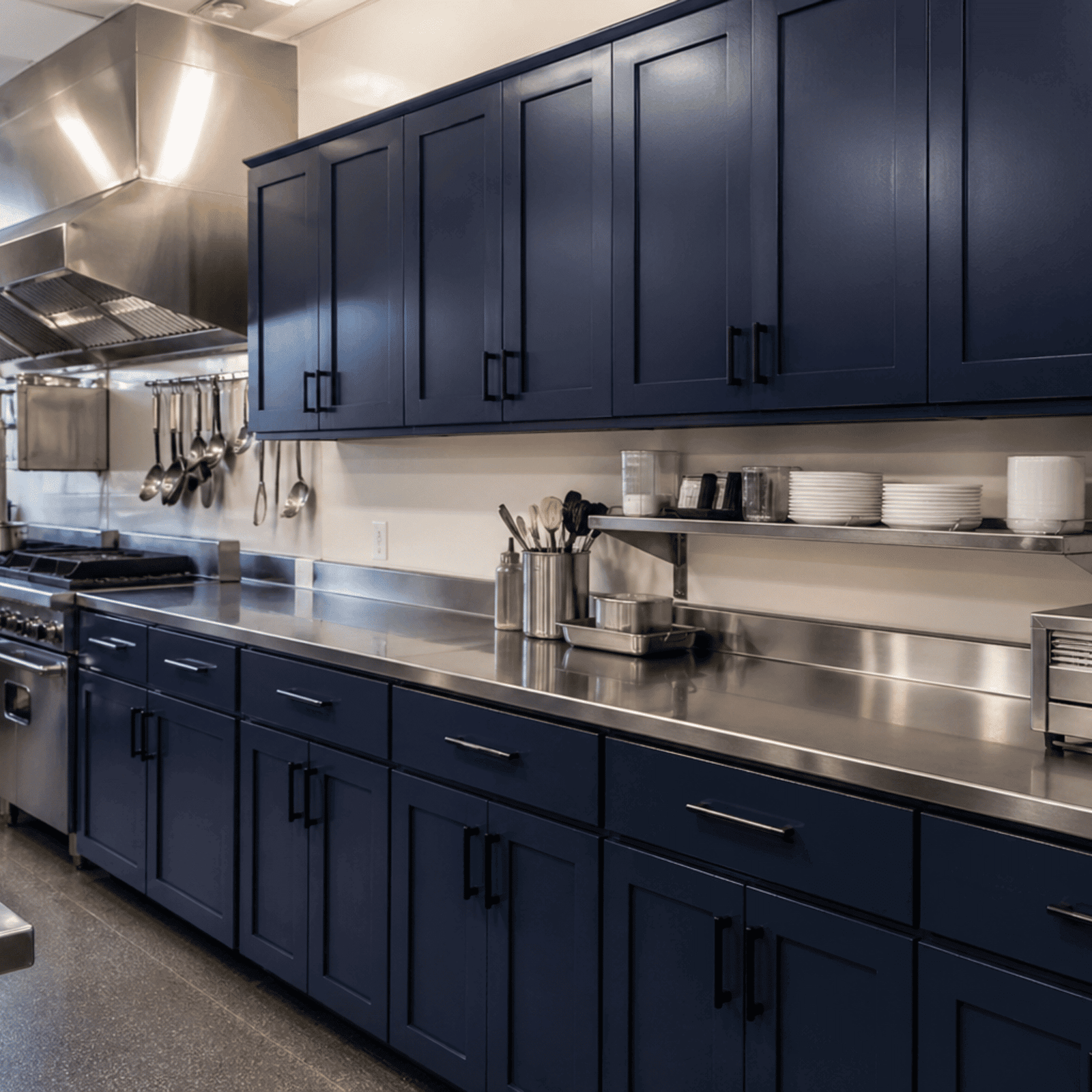 professional commercial cabinet painting