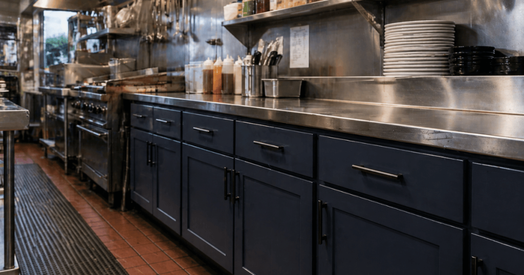 restaraunt cabinet painting in dunwoody ga